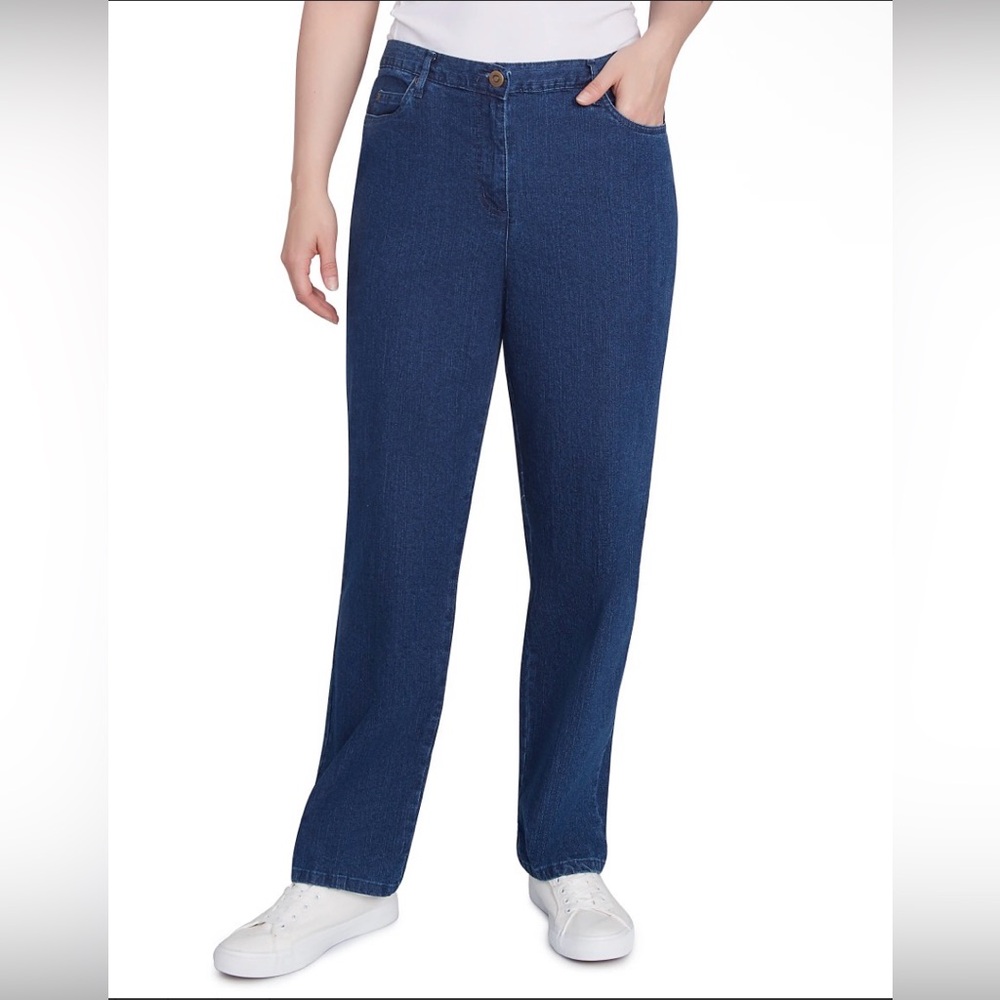 Ruby Rd Petite Women's Medium Length Easy Fit Jean